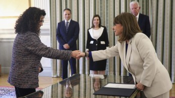 Ορκίσθηκε η Καλλιόπη Σπανού ως υπουργός Εσωτερικών    