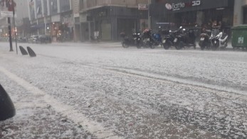 Κακοκαιρία με πρωτοφανή χαλαζόπτωση στα Γιάννενα
