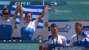 Ευρωπαϊκό Πρωτάθλημα κωπηλασίας: ένα ασημένιο κι ένα χάλκινο μετάλλιο για τα «ελληνικά κουπιά» (Βίντεο)