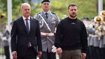 Βερολίνο-Ζελένσκι: «Μαζί θα φέρουμε την ειρήνη πίσω στην Ευρώπη»