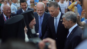 Βόλος: ο Αλκιβιάδης Στεφανής στην επίσημη υποδοχή του οικουμενικού πατριάρχη Βαρθολομαίου