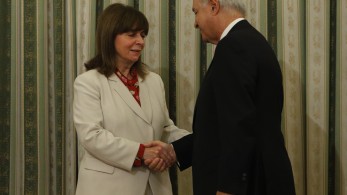 Ενημέρωση για τα ελληνοτουρκικά είχε η Σακελλαροπούλου από τον Κασκαρέλη