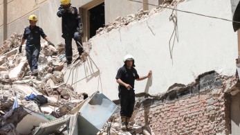Αλεξάνδρεια: κατέρρευσε κτήριο 13 ορόφων
