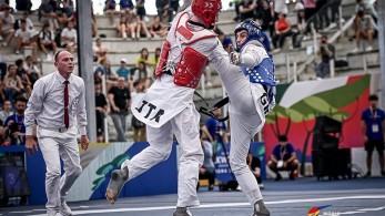 ΤΑΕ ΚΒΟΝ ΝΤΟ: ιστορικό χάλκινο μετάλλιο για τον Κώστα Χαμαλίδη στη Ρώμη