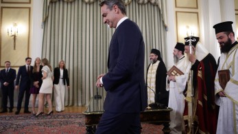 Ορκίστηκε πρωθυπουργός ο Κυριάκος Μητσοτάκης - Στις 17:00 ανακοινώνεται η κυβέρνηση