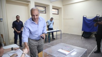 Εκλογές 2023: Ψήφισε ο Κυριάκος Βελόπουλος