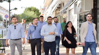 Επίσκεψη της ΟΝΝΕΔ στις συνοικίες της Δυτικής Αθήνας