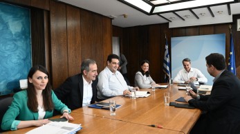 Στο υπουργείο Εσωτερικών ο Κυριάκος Μητσοτάκης