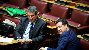 Άδωνις Γεωργιάδης: συνάντηση με τον Ανδρέα Λοβέρδο στο υπουργείο Εργασίας