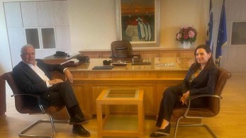 Συνάντηση Δημήτρη Αβραμόπουλου και Όλγας Κεφαλογιάννη - κοινή στόχευση η τουριστική ανάπτυξη της Ηλείας