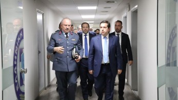 Νότης Μηταράκης: Ασφάλεια παντού και για όλους - επίσκεψη στη ΓΑΔΑ με Κώστα Κατσαφάδο