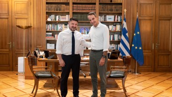 Κυριάκος Μητσοτάκης: συνάντηση τριών ωρών με τον Νίκο Χαρδαλιά