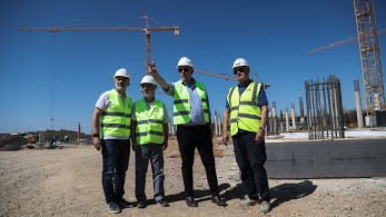 Στο εργοτάξιο του αερολιμένα Καστελλίου ο Νίκος Ταχιάος: Αρχές του 2027 θα λειτουργήσει