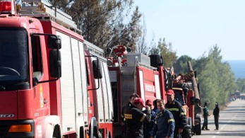 Φωτιά στην Καρυδιά Κομοτηνής - Μήνυμα από το 112