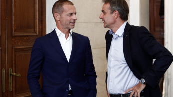 Κυριάκος Μητσοτάκης: στο «Γεώργιος Καραϊσκάκης» για το UEFA Super Cup