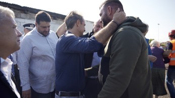 Κυριάκος Μητσοτάκης από Βόλο: Προτεραιότητες η αποκατάσταση του δικτύου ύδρευσης και οι απεγκλωβισμοί Κυριάκος Μητσοτάκης από Βόλο: Προτεραιότητες η αποκατάσταση του δικτύου ύδρευσης και οι απεγκλωβισμοί