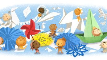 To doodle για την Ημέρα του Παιδιού