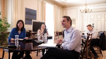 Μητσοτάκης: Πρωτοπόρο εγχείρημα η εκπαιδευτική τηλεόραση