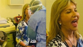 Η Ζέττα Μακρή βγάζει τη γλώσσα της στον κορωνοϊό