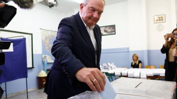 Ψήφισε στη Θεσσαλονίκη ο Κώστας Καραμανλής
