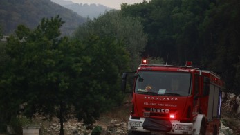 Μεγάλη φωτιά στην Κέρκυρα - Μήνυμα 112 για τον Άγιο Στέφανο