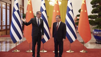 Συνάντηση Μητσοτάκη - Λι Τσιάνγκ στο Πεκίνο (φωτό)