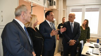 Επίσκεψη Άδωνι Γεωργιάδη σε δύο υποκαταστήματα του e-ΕΦΚΑ στη Θεσσαλονίκη