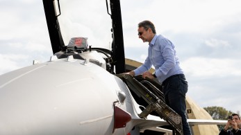 Κυριάκος Μητσοτάκης στα στελέχη της Πολεμικής Αεροπορίας: Σας είμαστε ευγνώμονες