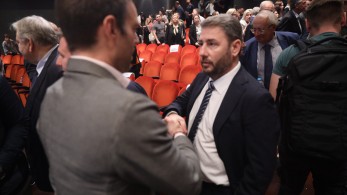 Συνάντηση Κασσελάκη - Ανδρουλάκη στη Βουλή