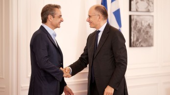 Συνάντηση Μητσοτάκη με τον πρώην πρωθυπουργό της Ιταλίας Ενρίκο Λέτα