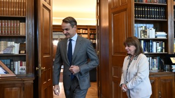 Συνάντηση του πρωθυπουργού με την Πρόεδρο της Δημοκρατίας