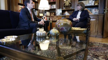 Δημήτρης Καιρίδης: συνάντηση με την Κατερίνα Σακελλαροπούλου για το Μεταναστευτικό