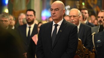 Στη Σύμη ο Νίκος Δένδιας