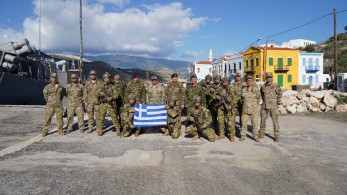 Στη Ρόδο και στο Καστελόριζο βρέθηκε ο αρχηγός του ΓΕΕΘΑ Κωνσταντίνος Φλώρος