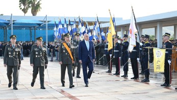 Παρουσία Νίκου Δένδια η τελετή παράδοσης-παραλαβής καθηκόντων αρχηγού ΓΕΣ