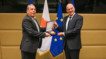 Συνάντηση ΥΕΘΑ Νίκου Δένδια με τον Κύπριο ομόλογό του Βασίλη Πάλμα