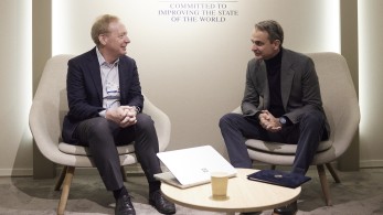 Νταβός: συνάντηση Μητσοτάκη με τον πρόεδρο της Microsoft - Στο επίκεντρο η τεχνητή νοημοσύνη