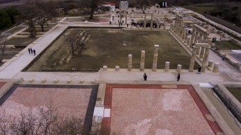 Μενδώνη για Ανάκτορο Φιλίππου Β': Καίρια και κρίσιμη η θέση του στην ιστορία της αρχιτεκτονικής