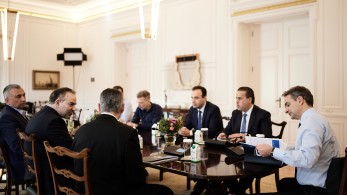 Στον «Δημόκριτο» ο Κυριάκος Μητσοτάκης - Προτεραιότητα η τεχνητή νοημοσύνη