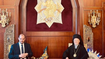 Ο υφυπουργός Εξωτερικών Γιώργος Κώτσηρας στον εορτασμό των Θεοφανίων στο Οικουμενικό Πατριαρχείο