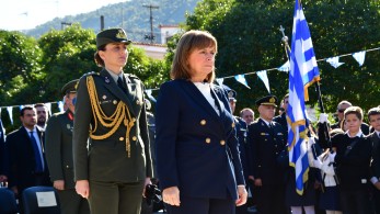 Επέτειος Α' Εθνοσυνέλευσης στη Νέα Επίδαυρο παρουσία της ΠτΔ Κατερίνας Σακελλαροπούλου Επέτειος Α' Εθνοσυνέλευσης στη Νέα Επίδαυρο παρουσία της ΠτΔ Κατερίνας Σακελλαροπούλου