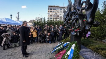 Ο Απόστολος Τζιτζικώστας στις εκδηλώσεις Μνήμης του Ολοκαυτώματος