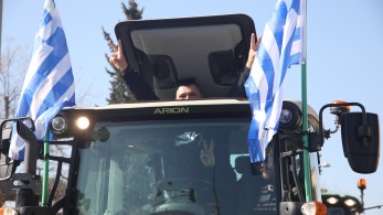 Μηχανοκίνητη πορεία αγροτών στο ΥΜΑΘ