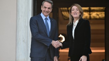 Σε θερμό κλίμα η συνάντηση Μητσοτάκη-Μέτσολα: Το κράτος Δικαίου είναι ισχυρότερο από ποτέ