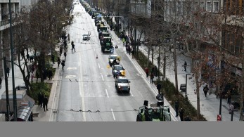Κυκλοφοριακές ρυθμίσεις στην Αθήνα - Φεύγουν οι αγρότες από το Σύνταγμα