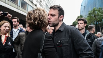 Συλλαλητήριο: αγκαλίτσες και φιλάκια μεταξύ Κασσελάκη - Γεροβασίλη