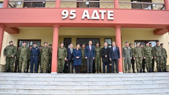 Επίσκεψη ΥΕΘΑ Νίκου Δένδια στην 95 ΑΔΤΕ και στην Περιφέρεια Ν. Αιγαίου στη Ρόδο