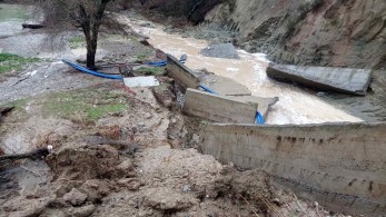 Πιερία: Μεγάλες ζημιές από την κακοκαιρία - Κλιμάκια του ΕΛΓΑ στην περιοχή