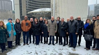 Τορόντο: παρουσία Θεοδωρικάκου πραγματοποιήθηκε η έπαρση της ελληνικής σημαίας