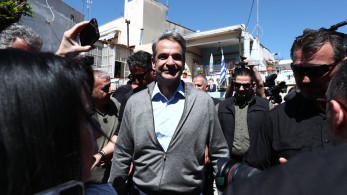 Στη Λέσβο ο Κυριάκος Μητσοτάκης